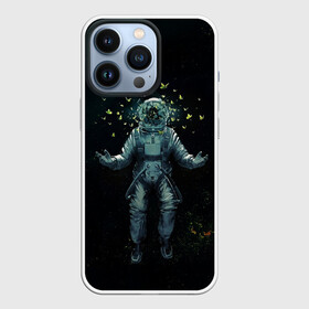 Чехол для iPhone 13 Pro с принтом Космонавт и бабочки в космосе ,  |  | Тематика изображения на принте: cosmos | space | вселенная | звезды | космонавт | космос | млечный путь