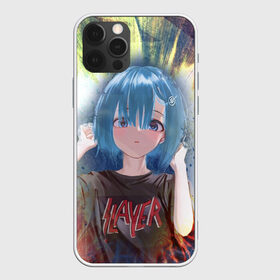 Чехол для iPhone 12 Pro Max с принтом Rem Slayer , Силикон |  | Тематика изображения на принте: anime | re zero | rem | slayer | жизнь с нуля | ре зеро | рем