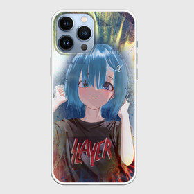 Чехол для iPhone 13 Pro Max с принтом Rem Slayer ,  |  | Тематика изображения на принте: anime | re zero | rem | slayer | жизнь с нуля | ре зеро | рем