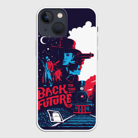 Чехол для iPhone 13 mini с принтом назад в будущее ,  |  | back to the future | bttf | марти макфлай