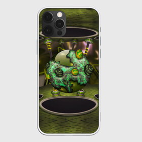 Чехол для iPhone 12 Pro Max с принтом AbstractThings 3 , Силикон |  | абстракция | атмосфера | зелёный | шар