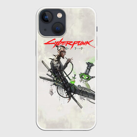 Чехол для iPhone 13 mini с принтом CYBERPUNK 2077 ,  |  | cd project red | cyberpunk 2077 | keanu reeves | samurai | киану ривз | киберпанк 2077 | самураи