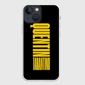 Чехол для iPhone 13 mini с принтом Quentin Tarantino ,  |  | quentin tarantino | tarantino | голливуд | квентин тарантино | криминально чтиво | однажды в голливуде | омерзительная восьмёрка | режиссёры | тарантино | типография