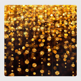 Магнитный плакат 3Х3 с принтом ЗОЛОТЫЕ БЛЕСТКИ , Полимерный материал с магнитным слоем | 9 деталей размером 9*9 см | Тематика изображения на принте: gold | pattern | rain | блестки | блестящий | дождь | звезды | золото | красиво | новый год | праздник | снежинки | текстуры