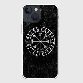 Чехол для iPhone 13 mini с принтом Вегвизир ,  |  | амулет | вегвизир | викинги | руны | символ | скандинавия | язычество