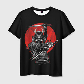Мужская футболка 3D с принтом Samurai , 100% полиэфир | прямой крой, круглый вырез горловины, длина до линии бедер | Тематика изображения на принте: 2077 | art | blood | cyber | cyberpunk | dead | death | demon | japan | mask | ninja | oni | samurai | shadow | shogun | tokyo | warior | арт | воин | война | демон | катана | кибер | киберпанк | кровь | маска | мертвый | ниндзя | путь | самурай