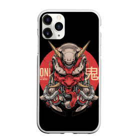 Чехол для iPhone 11 Pro Max матовый с принтом Cyber Oni Samurai , Силикон |  | Тематика изображения на принте: 2077 | art | blood | cyber | cyberpunk | dead | death | demon | japan | mask | ninja | oni | samurai | shadow | shogun | tokyo | warior | арт | воин | война | демон | катана | кибер | киберпанк | кровь | маска | мертвый | ниндзя | путь | самурай