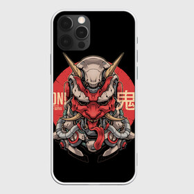 Чехол для iPhone 12 Pro с принтом Cyber Oni Samurai , силикон | область печати: задняя сторона чехла, без боковых панелей | 2077 | art | blood | cyber | cyberpunk | dead | death | demon | japan | mask | ninja | oni | samurai | shadow | shogun | tokyo | warior | арт | воин | война | демон | катана | кибер | киберпанк | кровь | маска | мертвый | ниндзя | путь | самурай