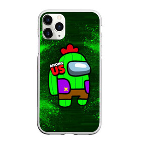 Чехол для iPhone 11 Pro матовый с принтом AMONG US - BRAWL STARS SPIKE , Силикон |  | among | among us | amongus | brawl | crewmate | game | games | imposter | impostor | logo | monster | sabotage | shhh | spike | stars | амонг | амонг ас | амонгас | бравл | игра | игры | импостер | космос | крюмейт | лого | логотип | логотипы |