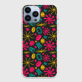 Чехол для iPhone 13 Pro Max с принтом 3D фигуры ,  |  | 3d | 3д | pattern | shape | symbol | паттерн | символы | узор | фигуры | цвета | яркий