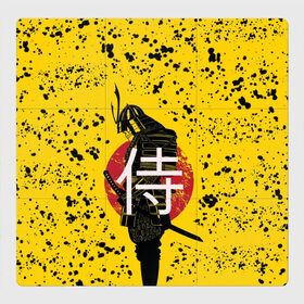 Магнитный плакат 3Х3 с принтом ? (Самурай) , Полимерный материал с магнитным слоем | 9 деталей размером 9*9 см | katana | no heaven for samurai | red sun | samurai | samurai lettering | samurai print | samurai sweats | samurai t shirt | sun | катана | красное солнце | надпись самурай | нет рая для самурая | принт самурай | самурай | солнце | толстовка самурай | футб