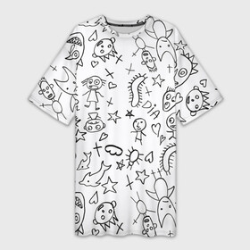 Платье-футболка 3D с принтом DIE ANTWOORD ,  |  | die antwoord | electro | hip hop | music | ninja | pattern | punk | techno | texture | йоланди | музыка | ниндзя | панк | рисунок | рэп | текстура | техно | тюдор | хип хоп | электро | юар