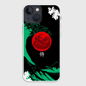 Чехол для iPhone 13 mini с принтом Japanese style ,  |  | ninja | samurai | больгая волна | дракон | иероглиф | ниндзя | природа | самурай | япония | японское искусство
