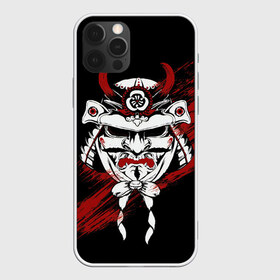 Чехол для iPhone 12 Pro Max с принтом Самурай Маска , Силикон |  | cyberpunk 2077 | ninja | samurai | киберпанк | маска самурая | путь война | самурай | сёгун | семь самураев | токио | чёрный самурай | японский самурай