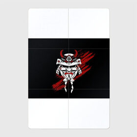 Магнитный плакат 2Х3 с принтом Самурай Маска , Полимерный материал с магнитным слоем | 6 деталей размером 9*9 см | cyberpunk 2077 | ninja | samurai | киберпанк | маска самурая | путь война | самурай | сёгун | семь самураев | токио | чёрный самурай | японский самурай