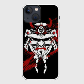 Чехол для iPhone 13 mini с принтом Самурай Маска ,  |  | Тематика изображения на принте: cyberpunk 2077 | ninja | samurai | киберпанк | маска самурая | путь война | самурай | сёгун | семь самураев | токио | чёрный самурай | японский самурай