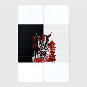 Магнитный плакат 2Х3 с принтом Самурай Samurai , Полимерный материал с магнитным слоем | 6 деталей размером 9*9 см | cyberpunk 2077 | ninja | samurai | киберпанк | маска самурая | путь война | самурай | сёгун | семь самураев | токио | чёрный самурай | японский самурай