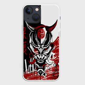 Чехол для iPhone 13 mini с принтом Самурай Samurai ,  |  | cyberpunk 2077 | ninja | samurai | киберпанк | маска самурая | путь война | самурай | сёгун | семь самураев | токио | чёрный самурай | японский самурай