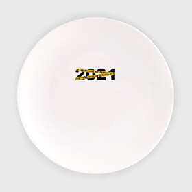 Тарелка с принтом 2021 , фарфор | диаметр - 210 мм
диаметр для нанесения принта - 120 мм | Тематика изображения на принте: 2021 | covid | дед мороз  в маске | ковид | новогодний прикол | новый год | санта
