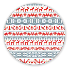 Коврик для мышки круглый с принтом Новогодний пиксельный узор , резина и полиэстер | круглая форма, изображение наносится на всю лицевую часть | christmas | deer | hearts | new year | pattern | pixels | snowflakes | trees | елки | новый год | олени | пиксели | рождество | сердечки | снежинки | узор