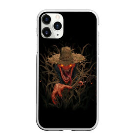 Чехол для iPhone 11 Pro Max матовый с принтом Пугало , Силикон |  | 666 | blood | dracula | horror | inside | jack | king | pumpkin | scarecrow | scream | skellington | vampire | вампир | внутри | дракула | древний | король | крик | кровь | пугало | тыква | ужасы | хоррор | чучело