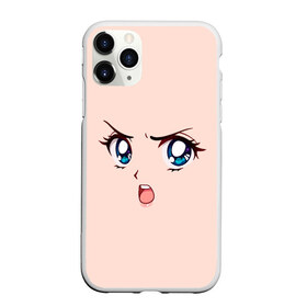 Чехол для iPhone 11 Pro Max матовый с принтом Angry anime girl , Силикон |  | angry | anime | art | big | eyes | face | girl | kawaii | manga | style | аниме | арт | взгляд | глаза | девушка | злой | кавай | лицо | манга