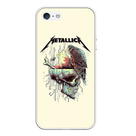 Чехол для iPhone 5/5S матовый с принтом Metallica , Силикон | Область печати: задняя сторона чехла, без боковых панелей | metal | metallica | rock | джеймс хэтфилд | классика | легенда | метал | металлика | популярное | рок | рокгруппа