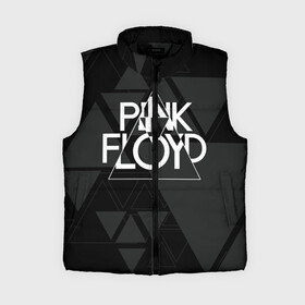 Женский жилет утепленный 3D с принтом Pink Floyd ,  |  | dark side of the moon | floyd | music | pink | pink floid | pink floyd | rock | rocker | rocknroll | the wall | музыка | пинк | пинк флоид | пинк флойд | рок | рок н ролл | рокер | флойд