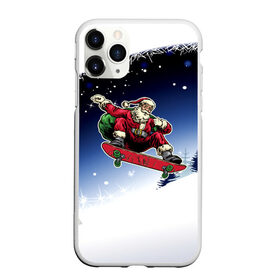 Чехол для iPhone 11 Pro Max матовый с принтом BAD SANTA , Силикон |  | 