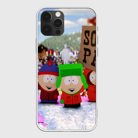 Чехол для iPhone 12 Pro с принтом Южный Парк / South Park . , силикон | область печати: задняя сторона чехла, без боковых панелей | south park | ubisoft | woodland critter christmas | кенни | мультсериал | стэн | южный парк