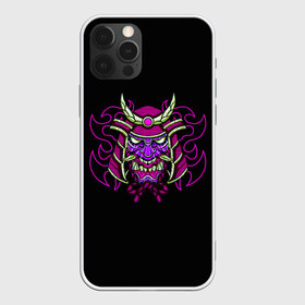 Чехол для iPhone 12 Pro Max с принтом Oni , Силикон |  | Тематика изображения на принте: cyberpank | ninja | oni | samurai | shadow | демон | киберпанк | маска самурая | нет рая для самурая | ниндзя | путь война | самурай | сёгун | тень | харакири | японский самурай