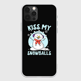 Чехол для iPhone 12 Pro Max с принтом Озорной Снеговик , Силикон |  | claus | happy new year | merry christmas | santa | snowman | дед мороз | елка | клаус | новый год | рождество | с новым годом | санта | снеговик