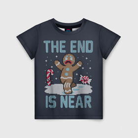 Детская футболка 3D с принтом Пряник , 100% гипоаллергенный полиэфир | прямой крой, круглый вырез горловины, длина до линии бедер, чуть спущенное плечо, ткань немного тянется | christmas | cookies | deer | hate | madafakas | new | santa | snow | ugly | year | вязаный | год | дед | клаус | мороз | новогоднему | новый | олень | печенье | печенька | печеньки | печенюшка | по | пряник | рождество | санта | свитер