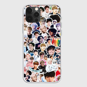 Чехол для iPhone 12 Pro Max с принтом BTS Sticker Bombing , Силикон |  | bts | k pop | бтс | к поп | кей поп | корея | музыка | стикеры