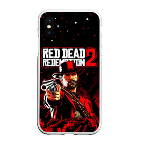 Чехол для iPhone XS Max матовый с принтом RED DEAD REDEMPTION 2 , Силикон | Область печати: задняя сторона чехла, без боковых панелей | rdr2 | red dead redemption | red dead redemption 2 | rockstar. | дикий запад | игра dead | ковбой | ред дед редемпшн 2 | стрельюа | стрелялка