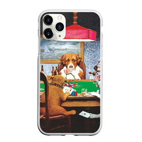 Чехол для iPhone 11 Pro Max матовый с принтом Собаки играют в покер , Силикон |  | a friend in need | art | artist | bets | buldog | cards | chips | dogs | gambling | games | memes | picture | poker | азартные игры | бульдог | друг познается в беде | искусство | картина | карты | мемы | покер | сенбернар | собаки | собачки | ставки