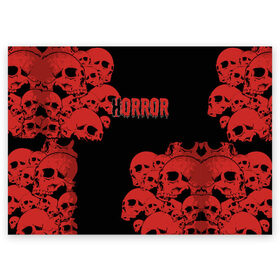 Поздравительная открытка с принтом Horror , 100% бумага | плотность бумаги 280 г/м2, матовая, на обратной стороне линовка и место для марки
 | horror | вурхиз | джейсон | ужастики | фильмы | хоррор