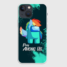 Чехол для iPhone 13 mini с принтом AMONG US   ПОНИ ,  |  | among | among us | amongus | crewmate | game | games | imposter | impostor | logo | monster | pony | sabotage | shhh | unicorn | амонг | амонг ас | амонгас | единорог | игра | игры | импостер | космос | крюмейт | лого | логотип | логотипы | мон