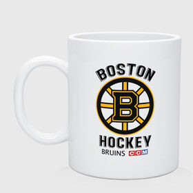 Кружка с принтом BOSTON BRUINS NHL , керамика | объем — 330 мл, диаметр — 80 мм. Принт наносится на бока кружки, можно сделать два разных изображения | Тематика изображения на принте: black | boston | bruins | hockey | ice | logo | nhl | sport | usa | бостон | брюинз | кубок | логотип | нхл | спорт | стэнли | хоккей