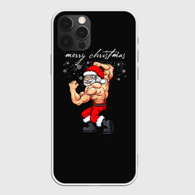 Чехол для iPhone 12 Pro Max с принтом Strong Santa , Силикон |  | 
