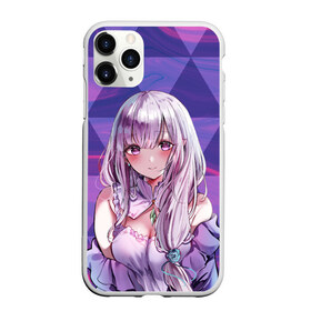 Чехол для iPhone 11 Pro Max матовый с принтом Эмилия , Силикон |  | anime | emilia | re zero | re: zero kara hajimeru isekai seikatsu | re: жизнь с нуля в альтернативном мире | ре зеро | эмилия