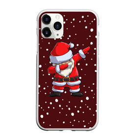 Чехол для iPhone 11 Pro Max матовый с принтом Dab-Santa , Силикон |  | Тематика изображения на принте: claus | happy new year | merry christmas | santa | snowman | дед мороз | елка | клаус | новый год | рождество | с новым годом | санта | снеговик