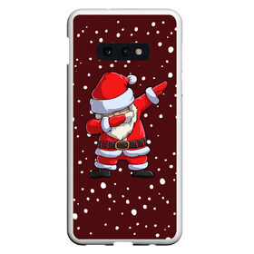 Чехол для Samsung S10E с принтом Dab-Santa , Силикон | Область печати: задняя сторона чехла, без боковых панелей | Тематика изображения на принте: claus | happy new year | merry christmas | santa | snowman | дед мороз | елка | клаус | новый год | рождество | с новым годом | санта | снеговик