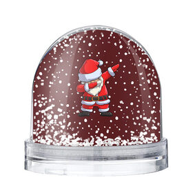 Снежный шар с принтом Dab-Santa , Пластик | Изображение внутри шара печатается на глянцевой фотобумаге с двух сторон | claus | happy new year | merry christmas | santa | snowman | дед мороз | елка | клаус | новый год | рождество | с новым годом | санта | снеговик