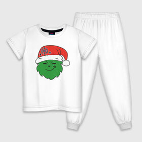 Детская пижама хлопок с принтом Mr. Green , 100% хлопок |  брюки и футболка прямого кроя, без карманов, на брюках мягкая резинка на поясе и по низу штанин
 | 