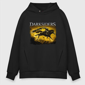 Мужское худи Oversize хлопок с принтом Darksiders (Z) , френч-терри — 70% хлопок, 30% полиэстер. Мягкий теплый начес внутри —100% хлопок | боковые карманы, эластичные манжеты и нижняя кромка, капюшон на магнитной кнопке | azrael | darksiders | darksiders 2 | darksiders 3 | griever | silitha | tiamat | ulthane | vulgrim | wrath of war | всадник апокалипсиса | гнев войны | обугленный совет | руина | ультэйн | чёрный молот