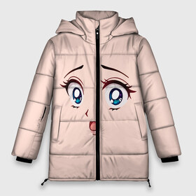 Женская зимняя куртка 3D с принтом Scared anime face , верх — 100% полиэстер; подкладка — 100% полиэстер; утеплитель — 100% полиэстер | длина ниже бедра, силуэт Оверсайз. Есть воротник-стойка, отстегивающийся капюшон и ветрозащитная планка. 

Боковые карманы с листочкой на кнопках и внутренний карман на молнии | angry | anime | art | big | eyes | face | girl | kawaii | manga | scared | style | аниме | арт | глаза | девушка | испуганная | кавай | лицо | манга