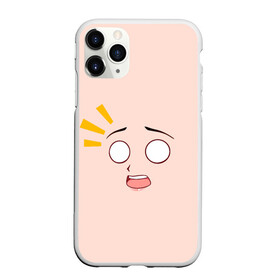 Чехол для iPhone 11 Pro Max матовый с принтом Scared anime face , Силикон |  | angry | anime | art | big | eyes | face | girl | kawaii | manga | scared | style | аниме | арт | глаза | девушка | испуганная | кавай | лицо | манга