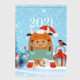 Скетчбук с принтом Новогодний бычок 2021 , 100% бумага
 | 48 листов, плотность листов — 100 г/м2, плотность картонной обложки — 250 г/м2. Листы скреплены сверху удобной пружинной спиралью | 2021 | 7 января | bull | newyear | santa | бык | быки | бычок | год быка | дед мороз | корова | новогодние каникулы | новогодние праздники | новый 2021 | новый год | новый год 2021 | рождество | сани | санта | санта клаус