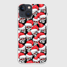 Чехол для iPhone 13 mini с принтом Деды морозы (черепа) ,  |  | 2021 | christmas | merry | быка | год | композитор | музыка | новогодняя | новый | новый год | черепа